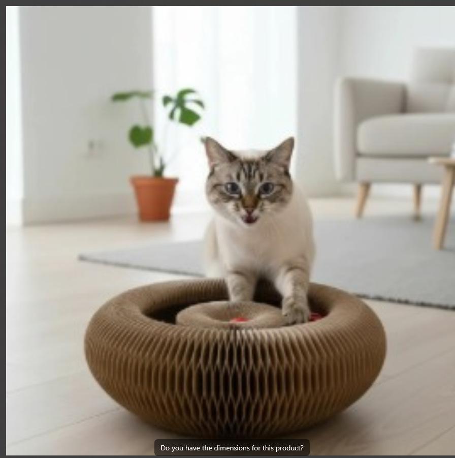 Foldable Magic Accordion Cat Scratcher with Bell, Corrugated Paper Wear-Resistant Cat Grinding Claw Nest, Interactive Self-Play Cat Toy for Boredom Relief