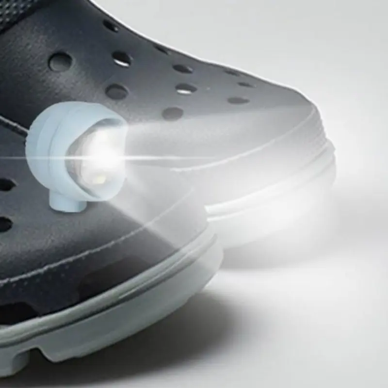 2 Pcs LED Shoe Lights, Cute Shoe Lamps, 3 Lighting Modes, Perfect for Night Riding, Camping, Walking, Dog Walking