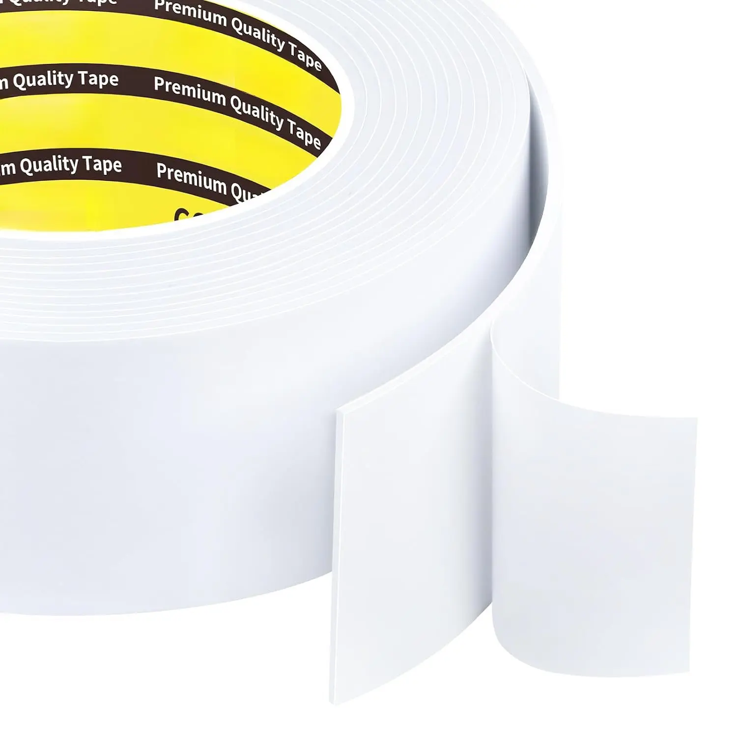 White  Tape Weather Stripping Sealing Sponge,1.18in x 9.84FT, | 2mm Thick Single-Sided EVA Sealing Sponge Strip, Soundproof Door Seal,Window Insulation Tape  Pads,Gap Sealing