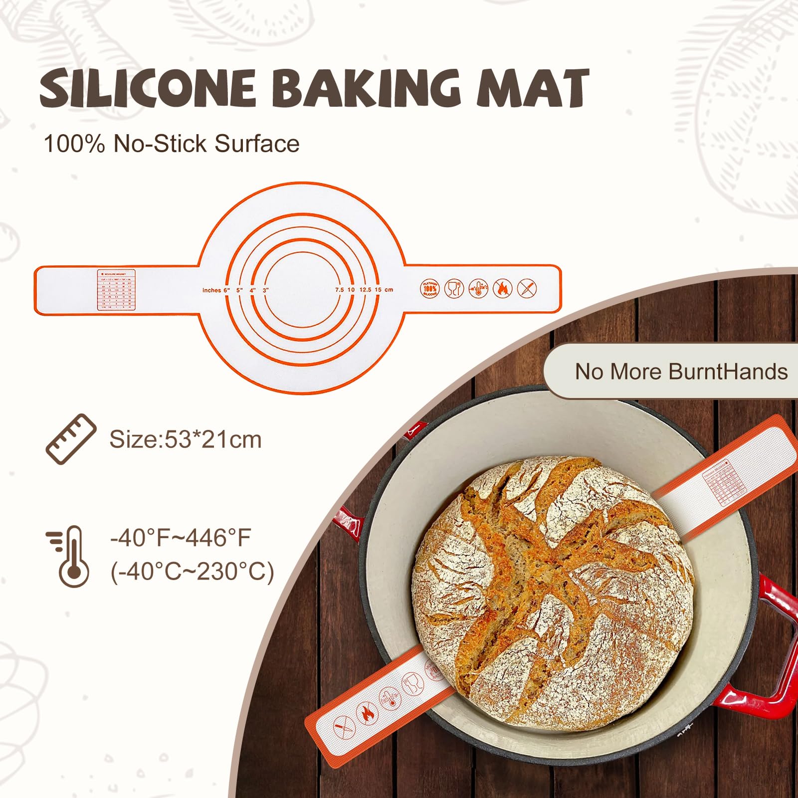 Bread Making Tool Set, 1 Set Bread Fermentation Basket Sourdough Proofing Basket & Bread Baking Tool, Baking Utensils for Home Kitchen, Household Kitchen Products