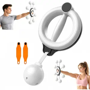 Arm and Shoulder Workout Equipment for Men and Women, 360 °   Hand-Crank Forearm Trainer, Shoulder Exercise and Mobility Trainer, Home Fitness Equipment for Chest and Upper Body Strength