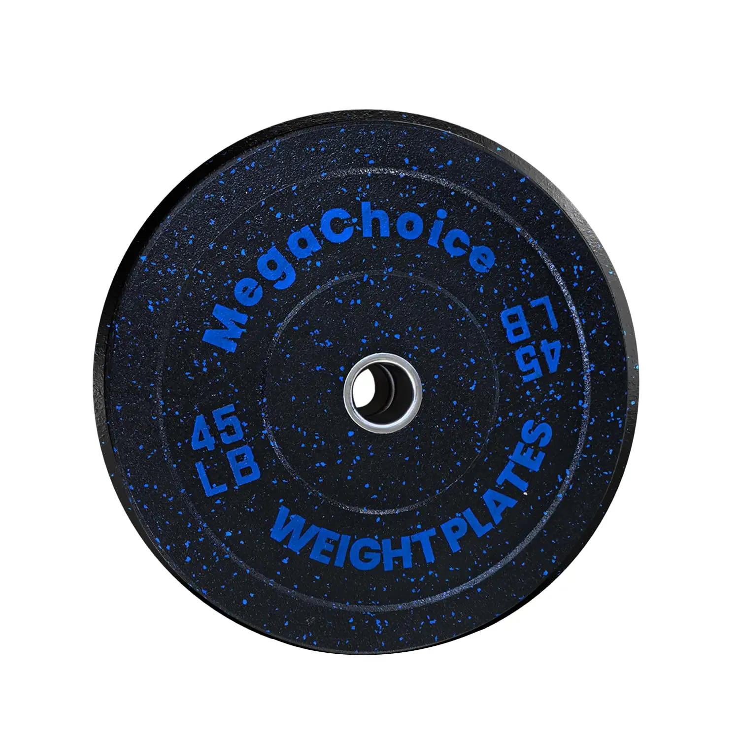 45LB 2-Inch Rubber Bumper Plate – Durable Steel Hub, Ideal for Home & Commercial Gym, Fits 2" Barbell, for Strength Training, Weightlifting, Home Gym