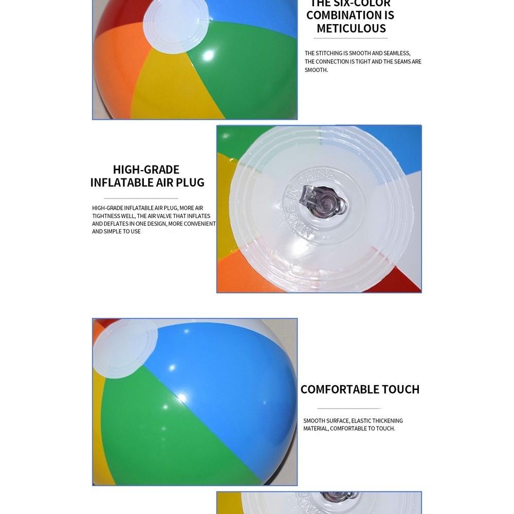 ShipBeach Ball Thick Durable For Pool Party Outdoor Games Sports Inflatable Toys