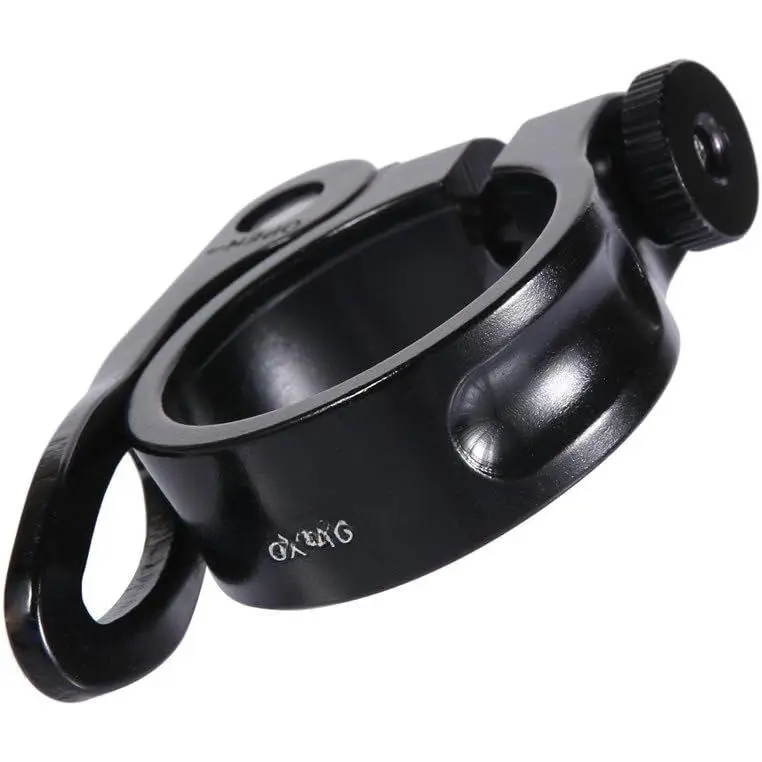 SeatPost Seat  Clamp Tube Clip Quick Release Aluminium Alloy MTB Seatpost Clamp Mountain Road   34.9mm 31.8mm (SBLACK34.9)