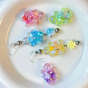 Sage-P13-Handmade fancy luminous UV turtle beads for phone chain and pen