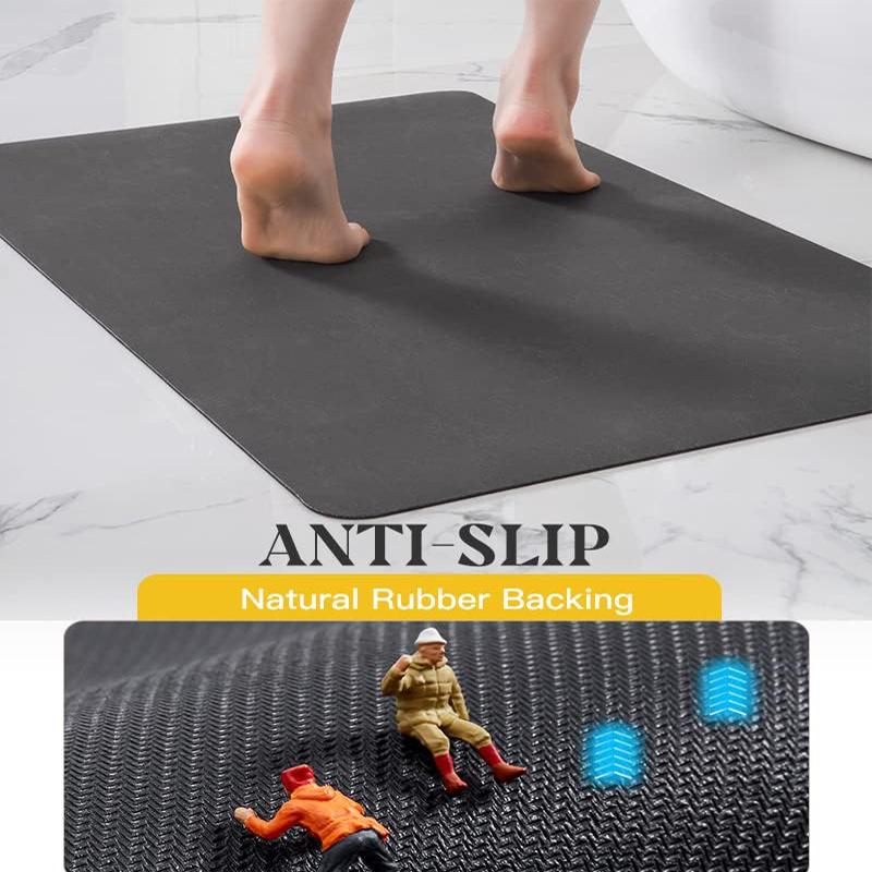 Marble Pattern Bath Mat, 3 Counts/set Non-slip Absorbent Bathroom Mat, Soft Comfortable Bathroom Mat, Suitable for Bathroom, Shower, Laundry Room, Bedroom, Living Room, Bathroom Rug Set