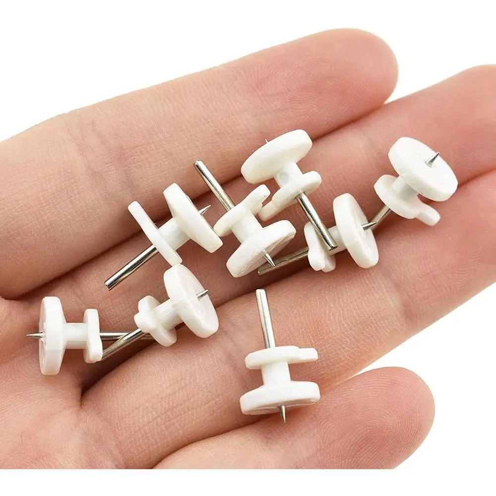 0.7cm Length Hardwall Hanger Non-Mark Instantly   Adhesive Invisible Traceless Nails Hooks Mount Fasteners 30 count for Picture Frames LED Light Apartment Cinder Block Wall