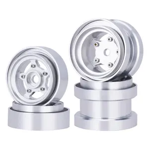 4-Piece Aluminum Alloy Wheel HUB Set, Upgrade Accessories for Tamiya Frog Sand Scorcher Grasshopper Hornet 1/10 Off-Road Buggy Car