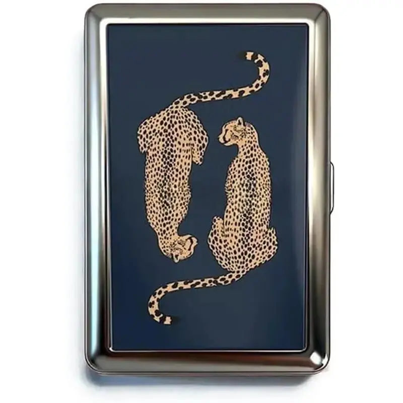 10 Styles Versatile Case - Vintage Card Holder Organizer Trinkets Stash Tin Box Metal Wallet Business Card ID Holder
