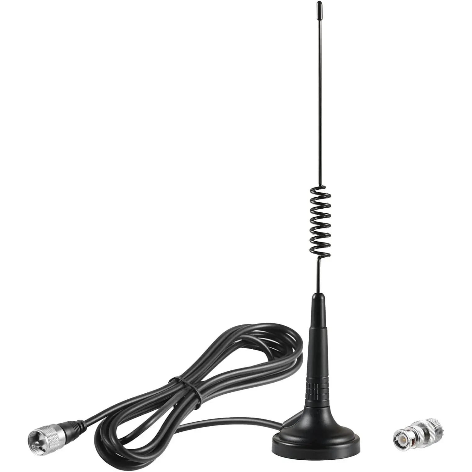 Long Range 27MHz Magnetic Base CB Radio Antenna with PL-259 BNC Male Connector for Mobile/Car Radio Cobra Midland Uniden Maxon President Vehicle Car Truck Mobile Handheld CB Radio Shack, Eifagur