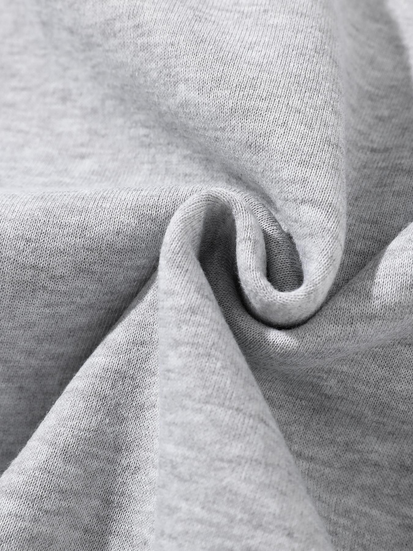 Men's Solid Thermal Lined Drawstring Waist Pants, Thermal Menswear Casual Comfy Regular Fit Straight Leg Trousers for Fall & Winter, Men's Bottoms for Daily Wear