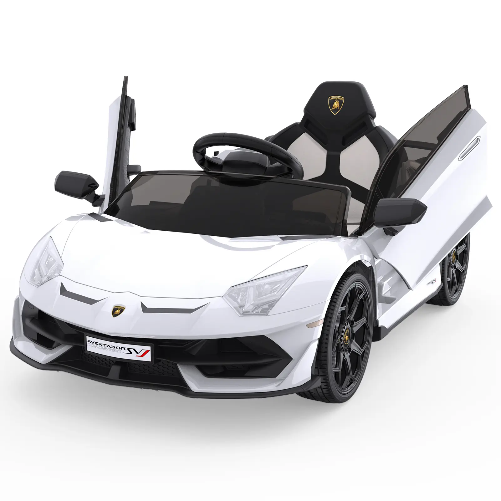 Electric Ride on Car, 12v Licensed Kids Electric, with Remote Control, 2 Speeds  Go Cart, Sound System for Ages 4-8, Motorized Toy Vehicle