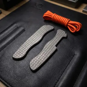 Custom Transparent Acrylic Handle Guards for 91mm, Ergonomic DIY Grip Accessories, Knife Handle Making, 3 Pieces Set