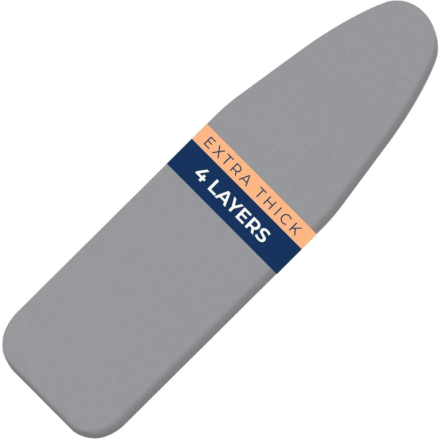 Ironing Board Cover and Pad, Silver Coated Iron Pad Covers for Standard Boards, 4 Layers Extra Thick Heavy Duty Padded Cover, Drawstring Tightening with Scorch and Stain Resistant Padding