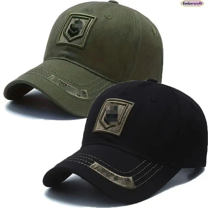 Men's 2-Pack Embroidered Lettering Ethnic Camo Baseball Caps - Adjustable Streetwear Hat, Lightweight, Breathable, Loose Snapback Trucker Dad Hats, Machine Washable, Unisex Summer Hair Bonnet Alternative for Fishing, Travel, Mens Hats