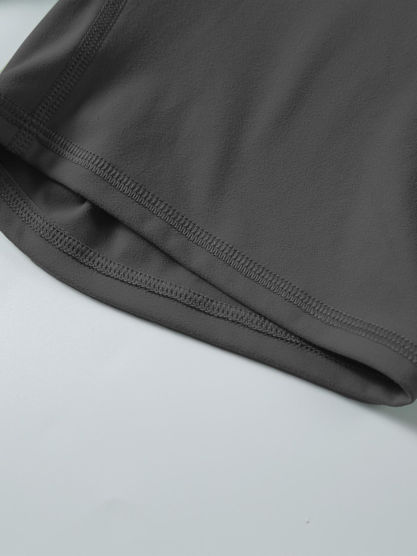 Women's Plain High Waist Skinny Sports Shorts, Gym Shorts, Sporty Wide-Waistband High-Stretch Shorts, Skinny Workout Shorts, Ladies' Sportswear for Indoor Outdoor Wear