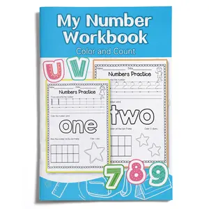 Number Tracing Workbook for Kids Ages 3-5, Trace and Write Numbers 0-10, Count and Color Activities, Number Word Practice, Ten Frame Exercises, Preschool Math Book