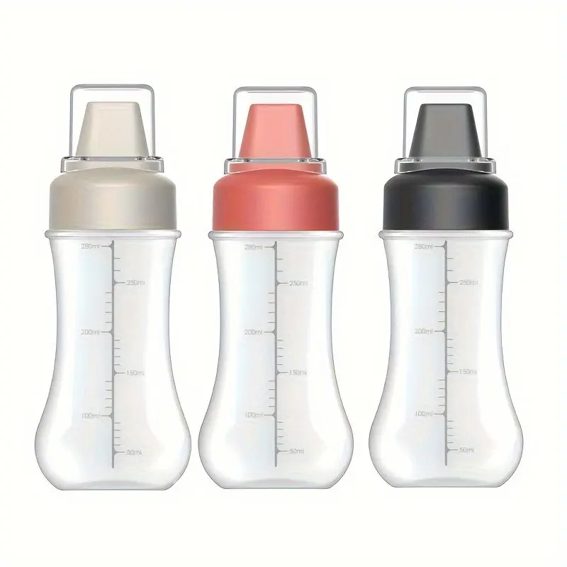 3-Piece Food-Grade Squeeze Bottles for Salad, Tomato Sauce, Honey, Jam, Kitchen Use, Restaurant Party Supplies, Home Essentials