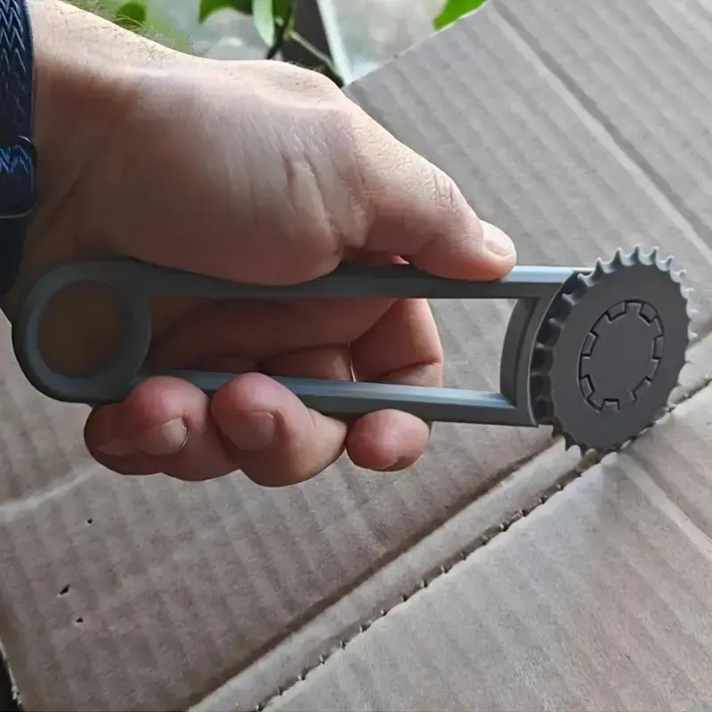 Adjustable Handheld Cardboard Box Punch Tool, Plastic Puncher, Cardboard Hole Punch for DIY Crafts, Artistic Endeavors, Art Projects, Card Making, Versatile, Durable, Strong Structure, Card Punching Machine