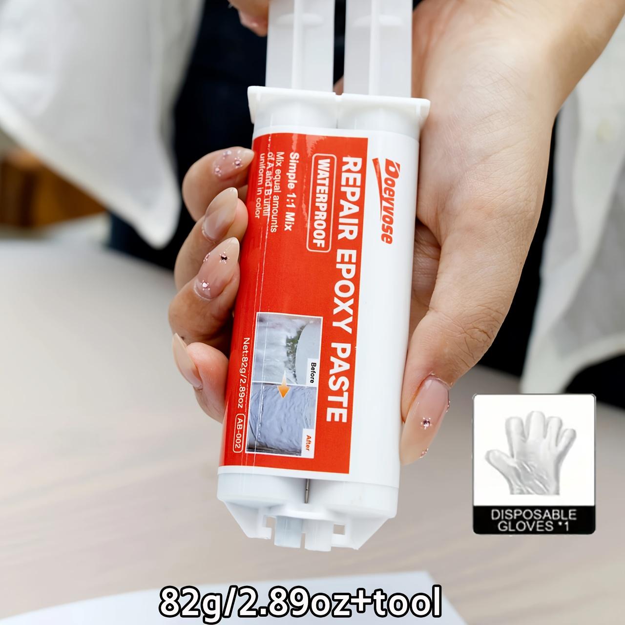 A+b Metal Repair Adhesive Waterproof Epoxy Resin Glue for Iron Steel DIY Metal Fixing Heat Resistant Sealing Agent