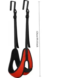 Load-bearing capacity 330 pounds, upgraded door-mounted cervical spine puller | Thickened neck support, breathable design, Neck Brace