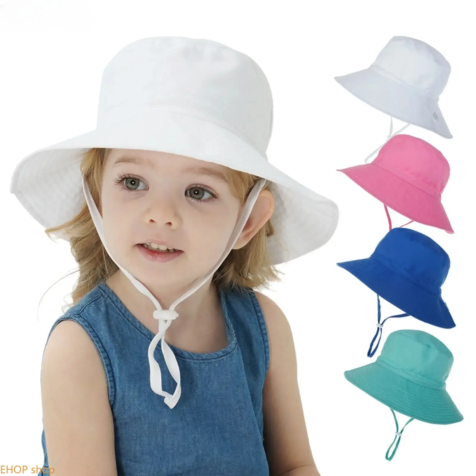 Unisex Summer Fashion Bucket Hat - Wide Brim, UPF 50+ UV Protection, Waterproof, Breathable, Packable Cap for Outdoor Fishing Hiking
