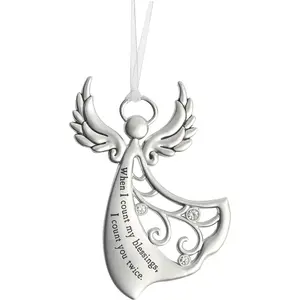 Angels By Your Side Ornament - When I count my blessings, I count you twice