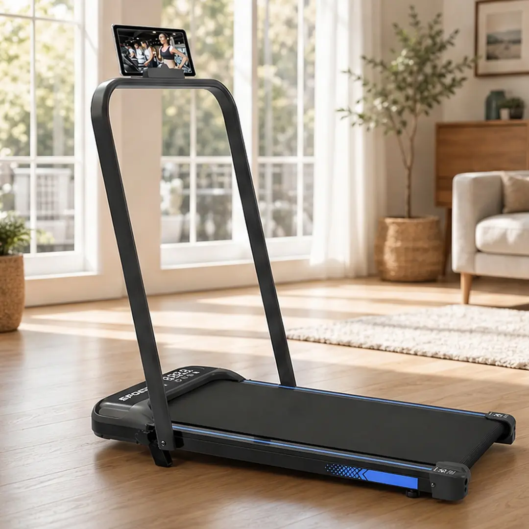 3-in-1 Folding Treadmills, Silent Home Workout Machine with American Design, 9% Incline, 2.5 HP Motor, Steel Body for Home & Office, Walking Jogging Machine, Running Walking Machine