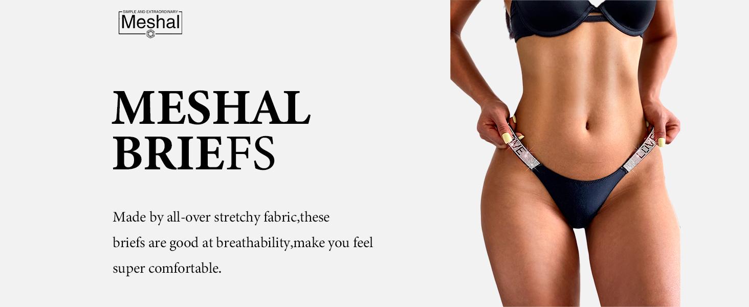 SUNDAY MIRTH Sexy G-string Thongs for Women Cotton Panties Back Underpants 5Pack Hipster