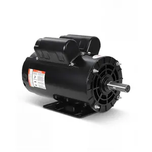 2HP SPL Air Compressor Electric Motor, 230V 17.6Amps, 56 Frame 3450RPM, 5/8“ Keyed Shaft, 1.88” Shaft Length, Single Phase, CW/CCW Rotation, Powerful Motor for General Equipment