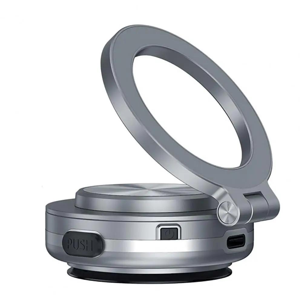 Car ElectricSuction Cup Vacuum MagneticPhoneHolder (Black), 2025 New SummerPhone Holder, Maggrip Pro3602.0 magnetic phone holder vacuumphoneholder