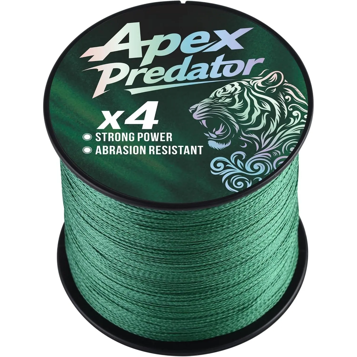 Braided Fishing Line, 4 Strands Fishing Line, 10-60lb, 300yards, No Stretch, Braid Fishing Line, Braided Line, Abrasion Resistant, for Freshwater Fish