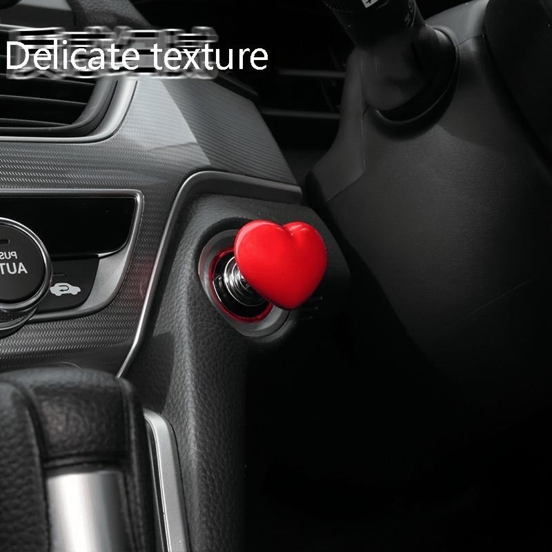 1 Piece Car Start Button Sleeve-Durable Pp Material, Easy One-Click Ignition Ring Protector, Improve Car Interior Decoration Effect button decorative sticker cover trim