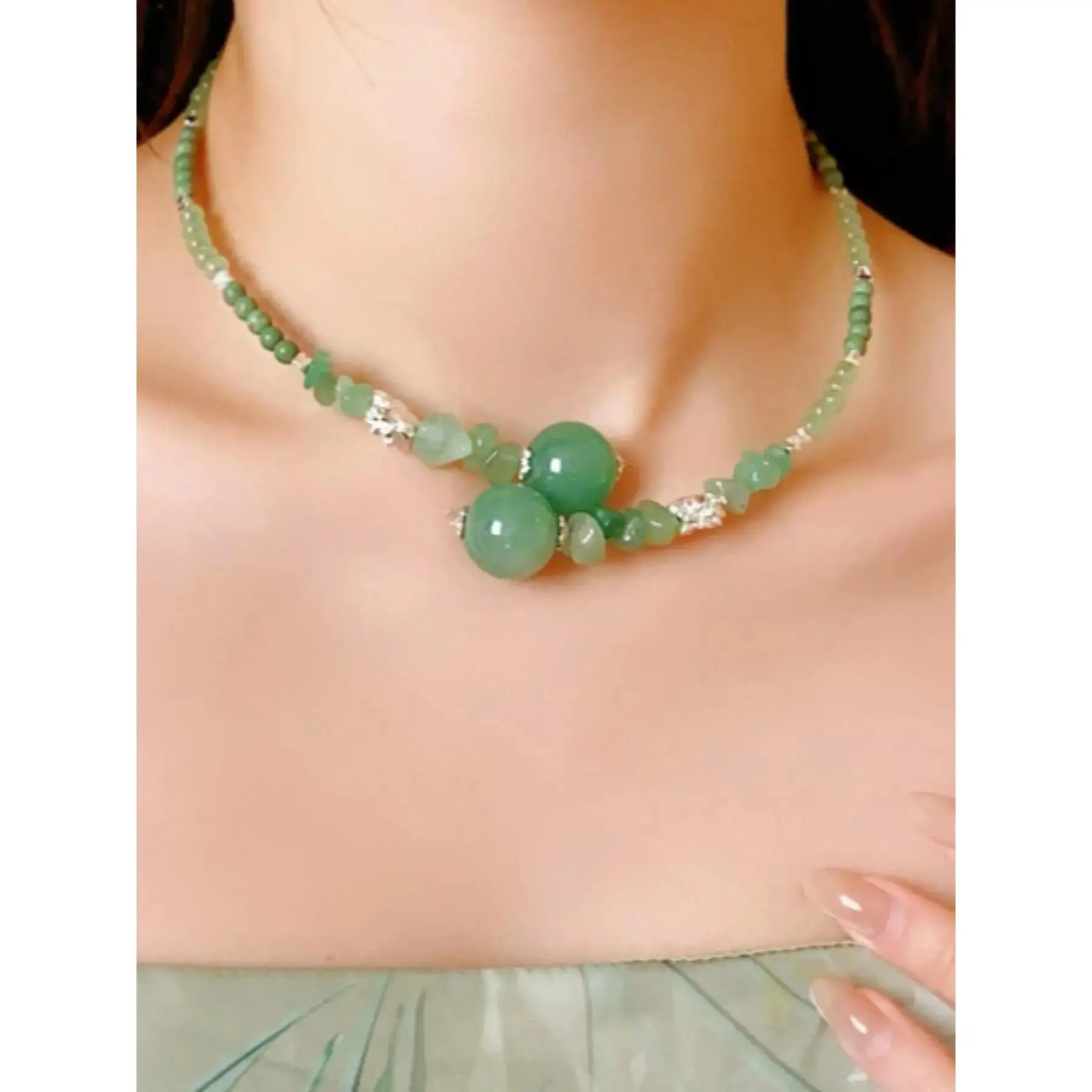 Chinese Style Lotus Charm Decor Necklace for Women & Girls, Fashion Jewelry for Party, Daily Clothing Decor, Trendy All-match & Exquisite Jewelry for Birthday Gift, Dainty Necklaces Layering Jewelry