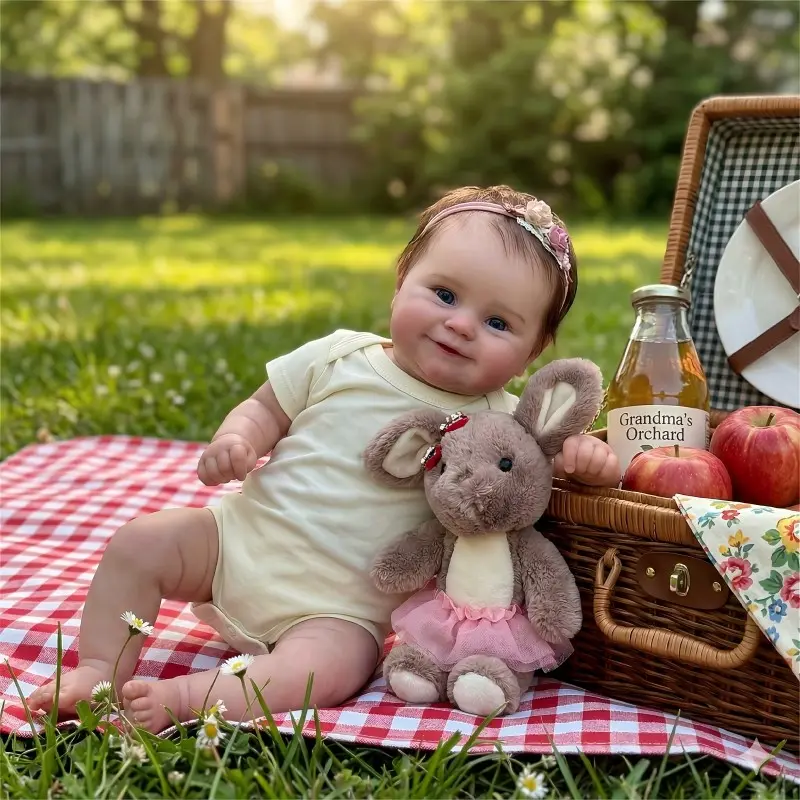 Realistic Baby Doll 20 Inches Full Silicone Body, Soft Body Doll, Lifelike Infant Toy for Kids, Perfect for Playtime, Authentic Look and Feel