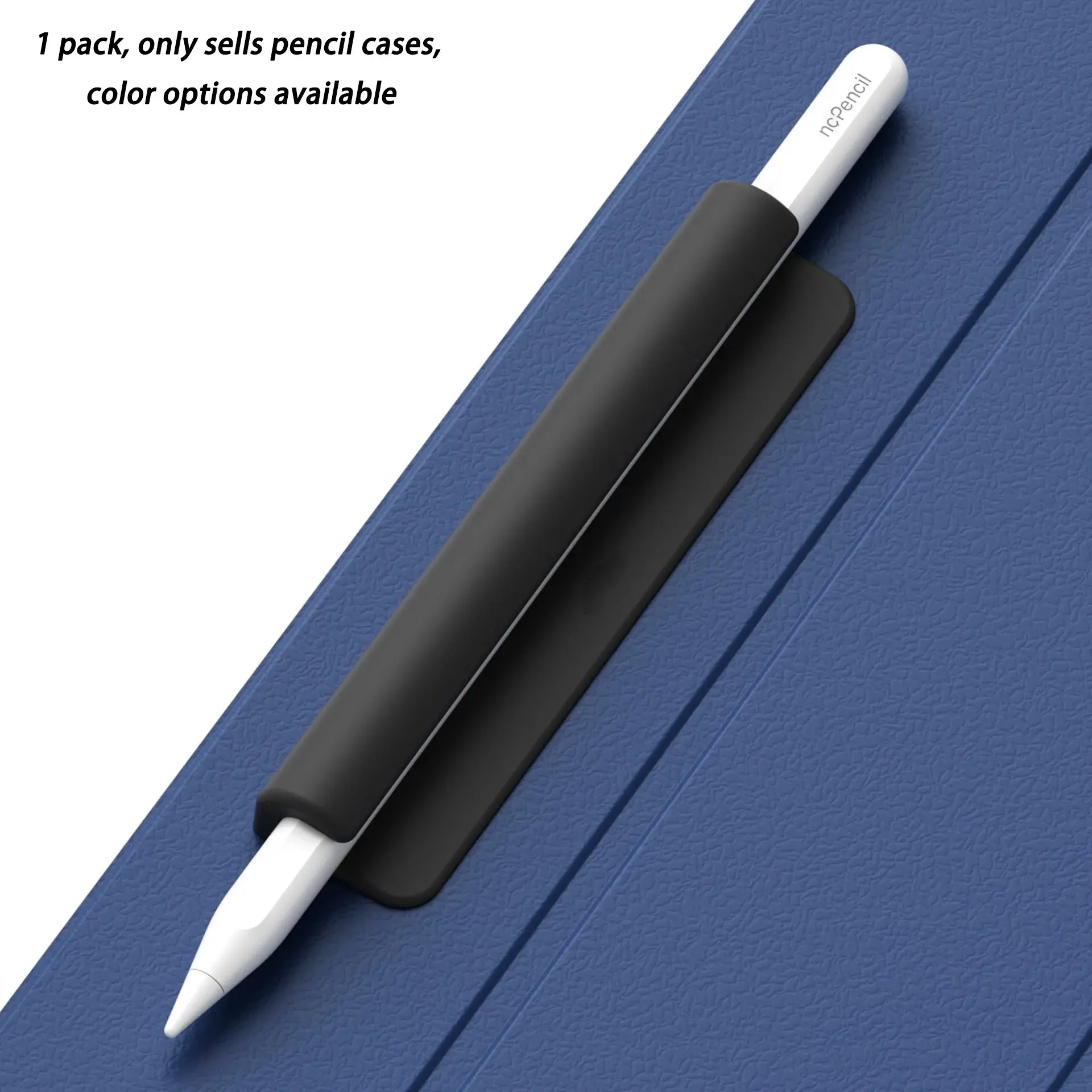 Silicone Pen Holder Clip, Compatible with Apple Pencil USB-C/gen 1/gen 2, Self-Adhesive Pocket Style, Universal Tablet Stylus Organizer, Ipad Accessories