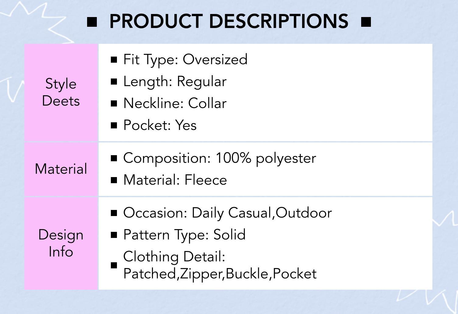 Cider [size 0-6] Fleece Buckle Collar  Patchy Zipper Puffer Jacket