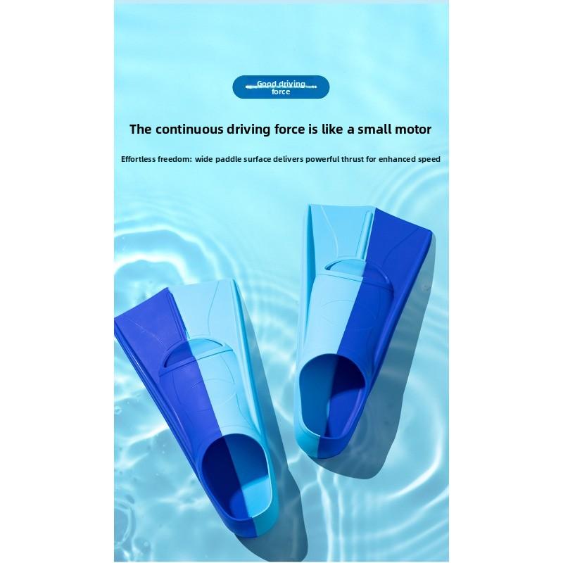 Swimming Flippers Silicone Flippers Children Adult Diving Frogs Training Diving Equipment Silicone Frogs