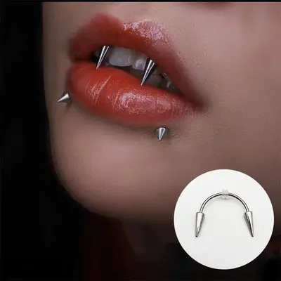 Labret Piercing Smiley Mouth Piercing Lip Piercing Smiley Piercing