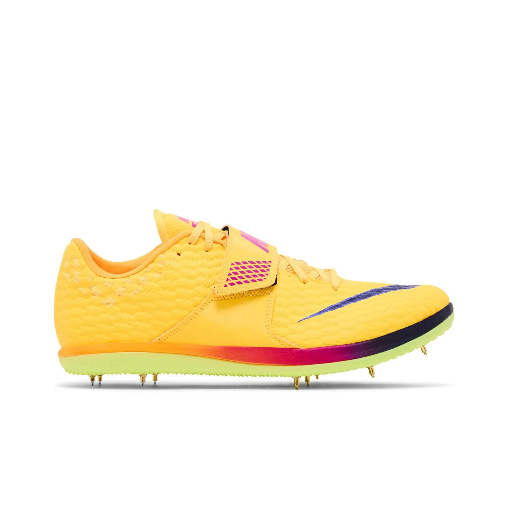 Nike High Jump Elite 'Citron Pulse' (Unisex) Citron Pulse/Mega Blue/Vivid Purple/Indigo Burst training shoes FZ9636 800