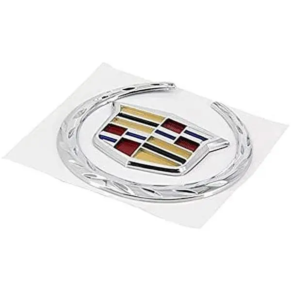 for Rear Grille 4" Emblem Hood Badge Symbol Ornament for car Accessories (Rear Silver Colorful)
