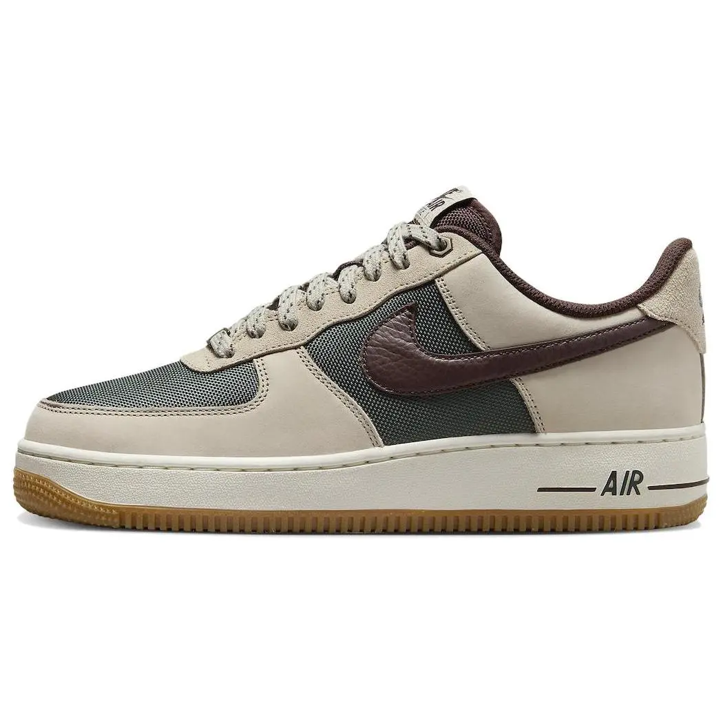 Nike Air Force 1 Low Top Sneakers for Men – Slip-Resistant Beige and Brown Verifiable, with credentials and supporting global authentication