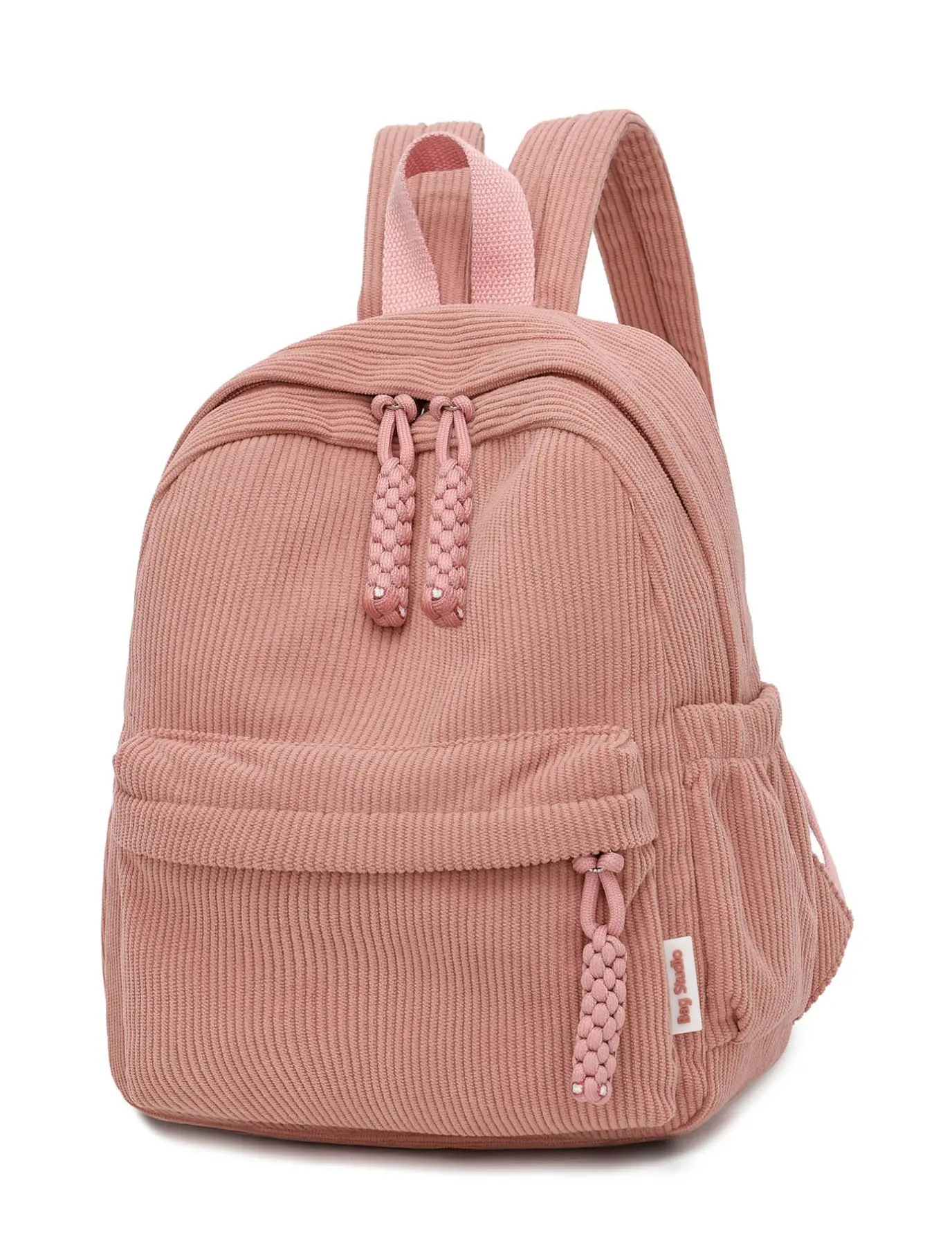 Women's Velvet Backpack, Large Capacity Multi-Pocket Book Bag, Adjustable Shoulder Straps, Dual Zipper Closure, Ideal for Work, Travel, University