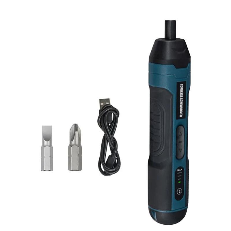 Multifunctional Electric Screwdriver, USB Rechargeable Electric Screwdriver, Professional Torque Disassembly and Repair Tool, Cordless Power Screwdriver and Power Drill