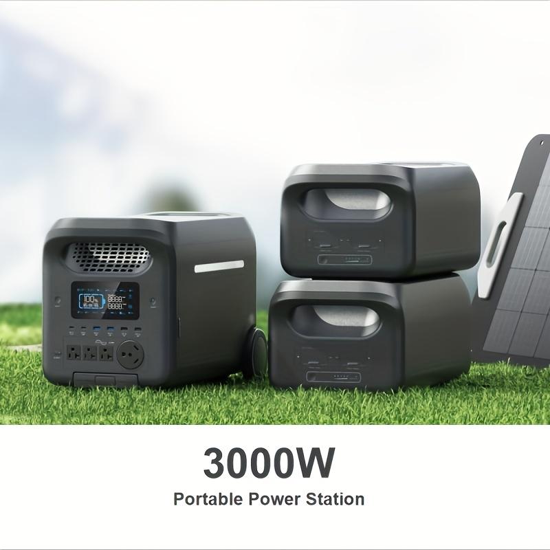 3000W Lithium Iron Phosphate Portable Generator (LiFePO4) - 2560Wh high-capacity mobile power supply, 1.6 hours fast charging, 30dB silent and lightweight backup generator, suitable for RV, camping, outdoor - 10 years service life, usb-c output 3000W Lithium Iron Phosphate Portable Generator (LiFePO4) - 2560Wh high-capacity mobile power supply, 1.6 hours fast charging, 30dB silent and lightweight backup generator, suitable for RV, camping, outdoor - 10 years service life, usb-c output