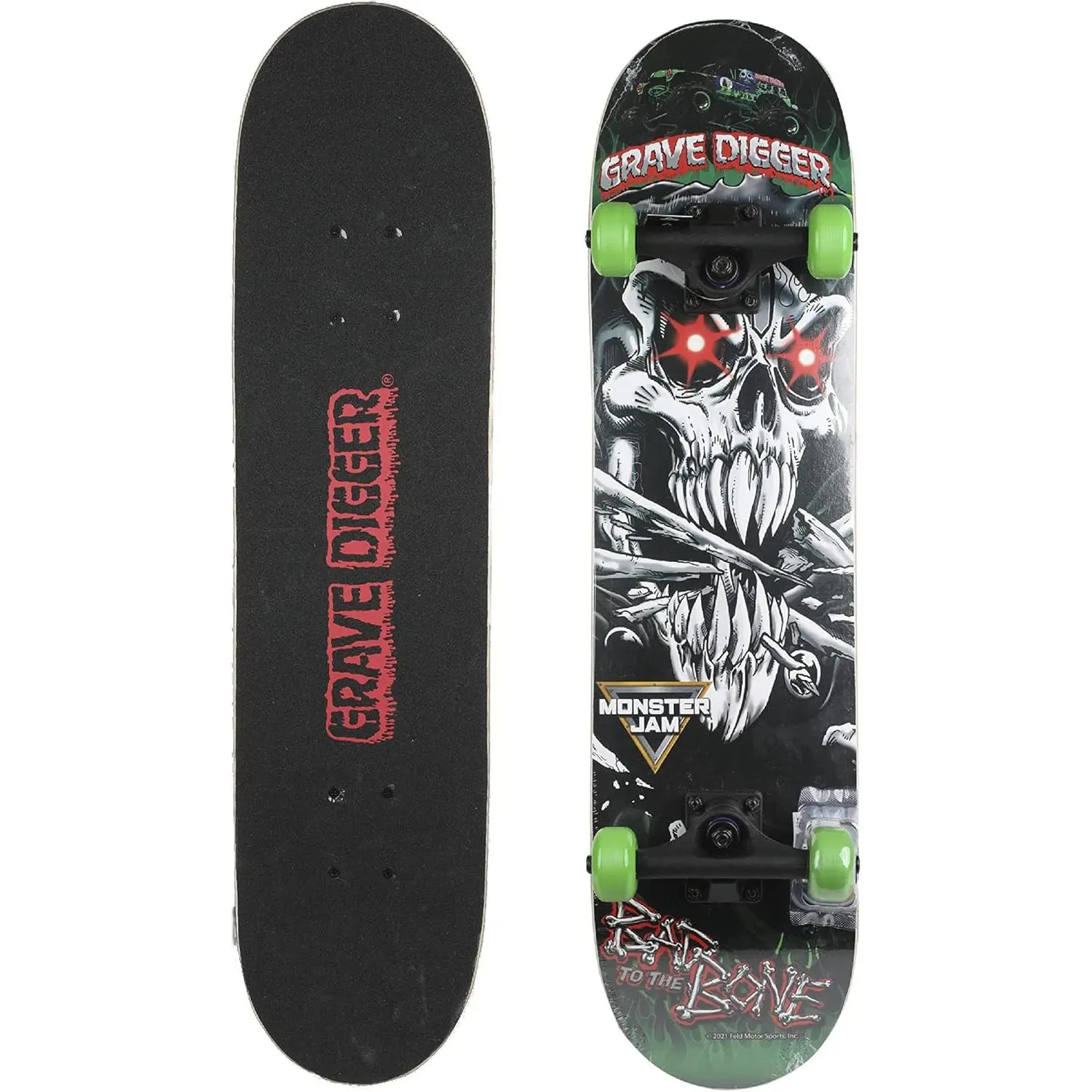 Lightweight Maple Wood Cruiser Skateboard for Kids and Teens, Durable Deck with Printed Graphic Grip Tape, Neon Wheels and ABEC-5 Bearings for Smooth Cruising, Graphic Sticker Skateboards