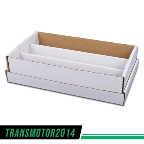 3000 Count Card Capacity Non-Waterproof Paper Trading Card Storage Boxes,Ideal for Sports,Football,Baseball&Game Cards Display Organizer Collapsible,3row Card Storage Boxes Upgraded Version