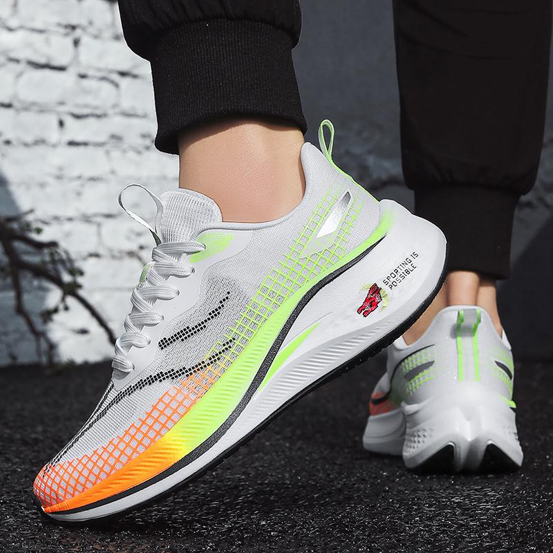 (New)New Four-Season Thick-Soled Sneakers for Men, Large Size Basketball Shoes with Shock Absorption, High-Quality Running Shoes, Casual Comfortable Outdoor Breathable Daily Wear Essential Fashion Shoes