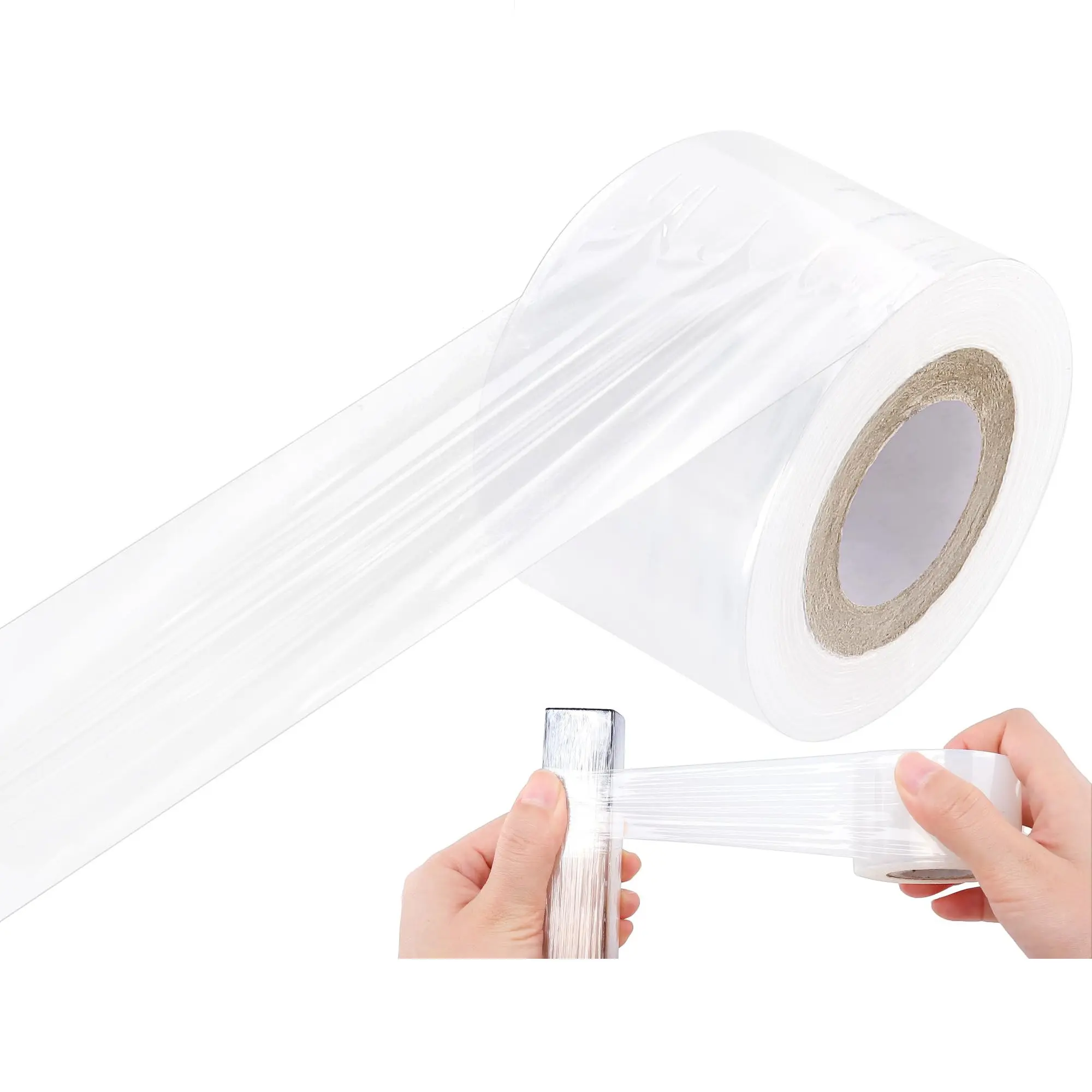 Mini Stretch Wrap for Bottles Jars Seals Heavy Duty Stretch Film 1.57in*500ft Unheated Bottles Packing Supplies Shrink Wrap Roll for Jars Bottles Cans Tin Lip Gloss