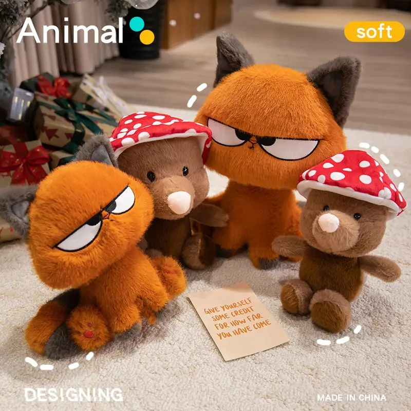 Pulling Mole Plush Toy Soft Stuffed Animal Comfort Doll Birthday Gift for Kids
